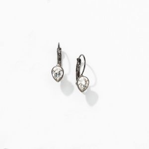 Swarovski Crystals Tiny Teardrop Earrings